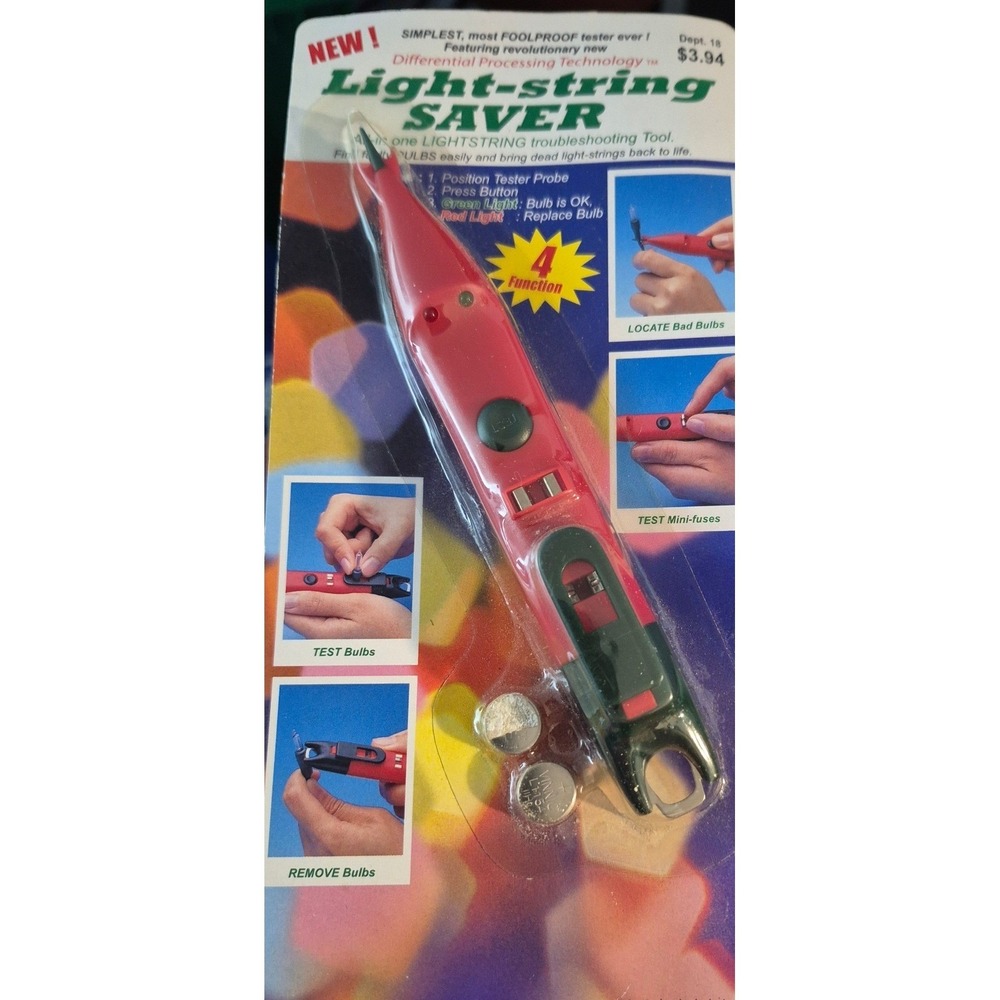 Light-String Saver All-In One Lightstring Troubleshooting Tool Bulb/Fuse Tester - Picture 7 of 9
